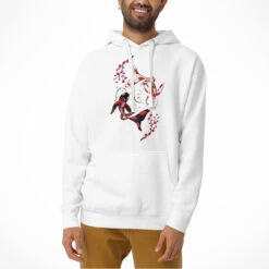 Japanese Hoodie - Sakura Koi -Shibui Store sweat japonais sakura koi 754