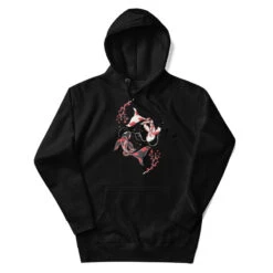 Japanese Hoodie - Sakura Koi -Shibui Store sweat japonais sakura koi s noir 508