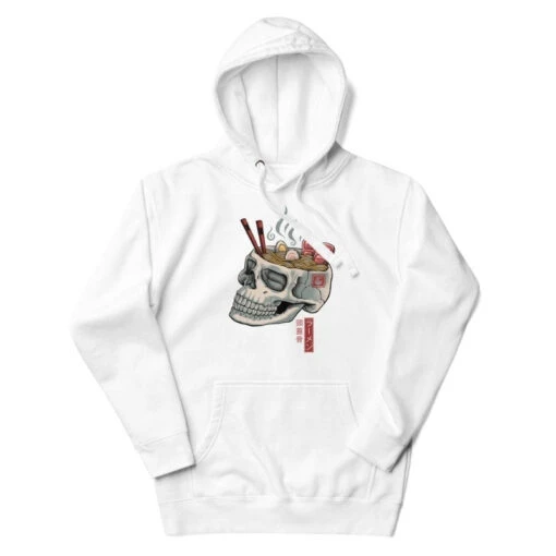 Japanese Hoodie -Ramen Skull