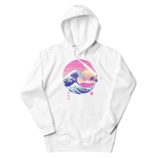 Japanese Hoodie - The Great Vapor Wave