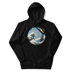 Japanese Hoodie - Wave & Starry Night