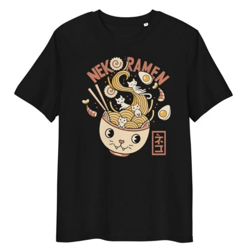 Japanese Tee Shirt - Neko Ramen