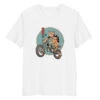 Japanese Tee Shirt - Neko Rider 1 Japanese Tee Shirt - Neko Rider -Shibui Store t shirt japonais neko rider s blanc 597