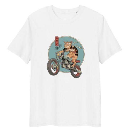 Japanese Tee Shirt - Neko Rider