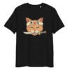 Japanese Tee Shirt - Neko Sushi Katana -Shibui Store t shirt japonais neko sushi katana s 517