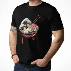 Japanese Tee Shirt - Ramen Kanagawa 7 Japanese Tee Shirt - Ramen Kanagawa -Shibui Store t shirt japonais ramen kanagawa 240