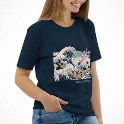 Japanese Tee Shirt - Sushi Kanagawa 8 Japanese Tee Shirt - Sushi Kanagawa -Shibui Store t shirt japonais sushi kanagawa 903
