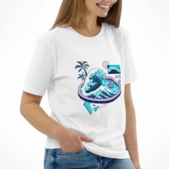 Japanese Tee Shirt - The Great Pool Off Kanagawa 7 Japanese Tee Shirt - The Great Pool Off Kanagawa -Shibui Store t shirt japonais the great pool of kanagawa 774