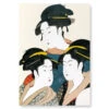 Three Beauties Of The Present Day Artwork -Shibui Store tableau japonais trois beautes a4 782