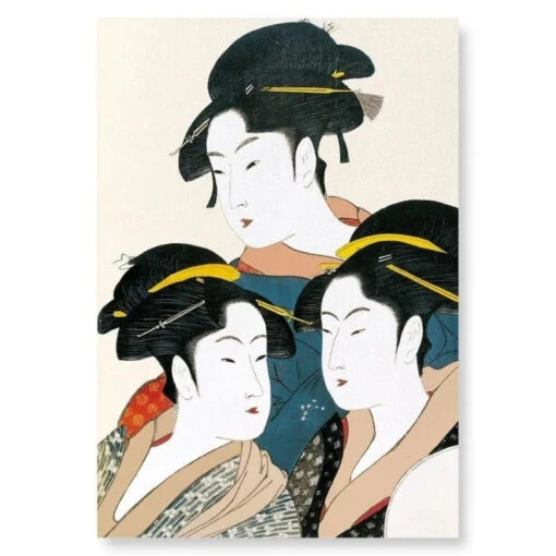 Three Beauties Of The Present Day Artwork
