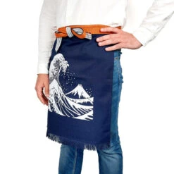 Maekake Apron - Kanagawa -Shibui Store tablier maekake kanagawa 649