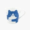 Japanese Mug - Blue Cat 1 Japanese Mug - Blue Cat -Shibui Store tasse japonaise chat bleu 478