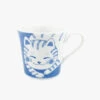 Japanese Mug - Neko Blue 1 Japanese Mug - Neko Blue -Shibui Store tasse japonaise neko bleu 472
