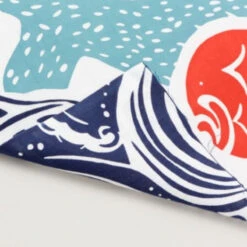 Japanese Tenugui - Whale -Shibui Store tenugui japonais baleine 536