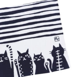 Japanese Tenugui - Cats 11 Japanese Tenugui - Cats -Shibui Store tenugui japonais chats 159