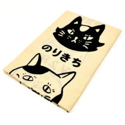 Tenugui - Cat Print -Shibui Store tenugui japonais imprime chat 666