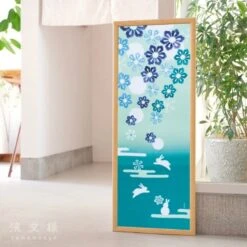 Japanese Tenugui – Yukihana Usagi -Shibui Store tenugui japonais yukihana usagi 261