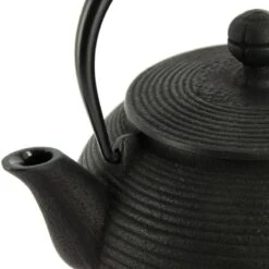 Iwachu Senbiki Cast Iron Teapot - Black - 22 Fl Oz -Shibui Store theiere japonaise fonte iwachu senbiki noire 650 ml 201