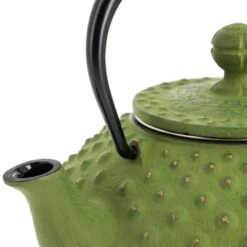 Iwachu Cast Iron Teapot - Green - 12 Fl Oz 9 Iwachu Cast Iron Teapot - Green - 12 Fl Oz -Shibui Store theiere japonaise fonte iwachu vert 350 ml 261