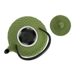 Iwachu Cast Iron Teapot - Green - 12 Fl Oz 8 Iwachu Cast Iron Teapot - Green - 12 Fl Oz -Shibui Store theiere japonaise fonte iwachu vert 350 ml 514