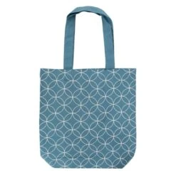 Japanese Tote Bag – Blue Shiba Shippo -Shibui Store tote bag bleu shiba shippo 356