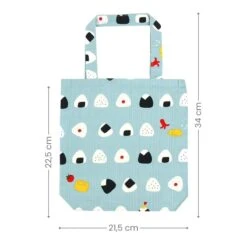 Japanese Tote Bag – Onigiri -Shibui Store tote bag japonais onigiri 878