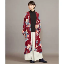 Women's Floral Kimono Jacket -Shibui Store veste kimono femme fleurie 650