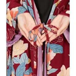 Women's Floral Kimono Jacket -Shibui Store veste kimono femme fleurie 998