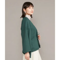 Green Kimono Cardigan Women -Shibui Store veste kimono femme vert 944