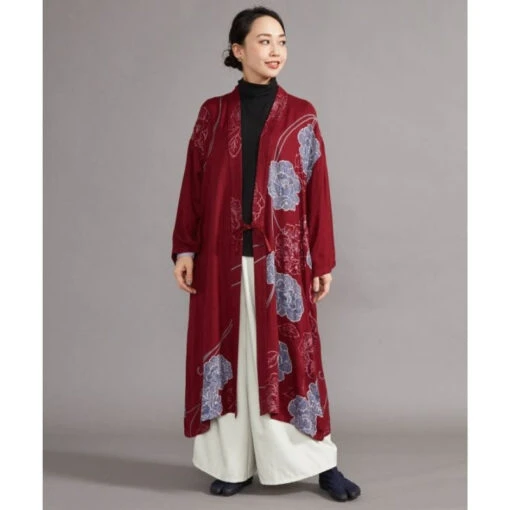 Long Red Cardigan