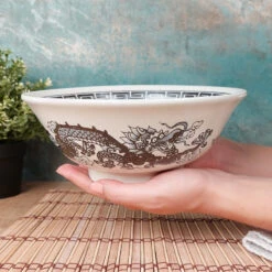 White Japanese Ramen Bowl -Shibui Store white japanese ramen bowl 315