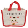White Maneki Neko Lunch Bag 1 White Maneki Neko Lunch Bag -Shibui Store white maneki neko lunch bag 106