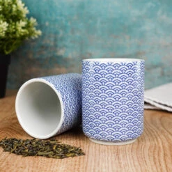 Front Page -Shibui Store yunomi seigaiha tea cup 554