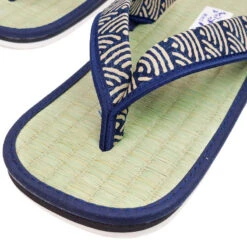 Tradi Zori Flip Flops Seigaiha -Shibui Store zori japonaise seigaiha 699