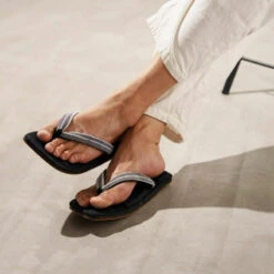 Japanese Sandals Zori - Okayama Denim -Shibui Store zori japonaises okayama denim 409