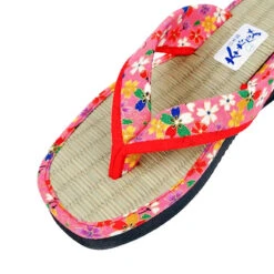 Japanese Sandals Zori - Sakura Pink -Shibui Store zori japonaises sakura rose eu 35 37 982